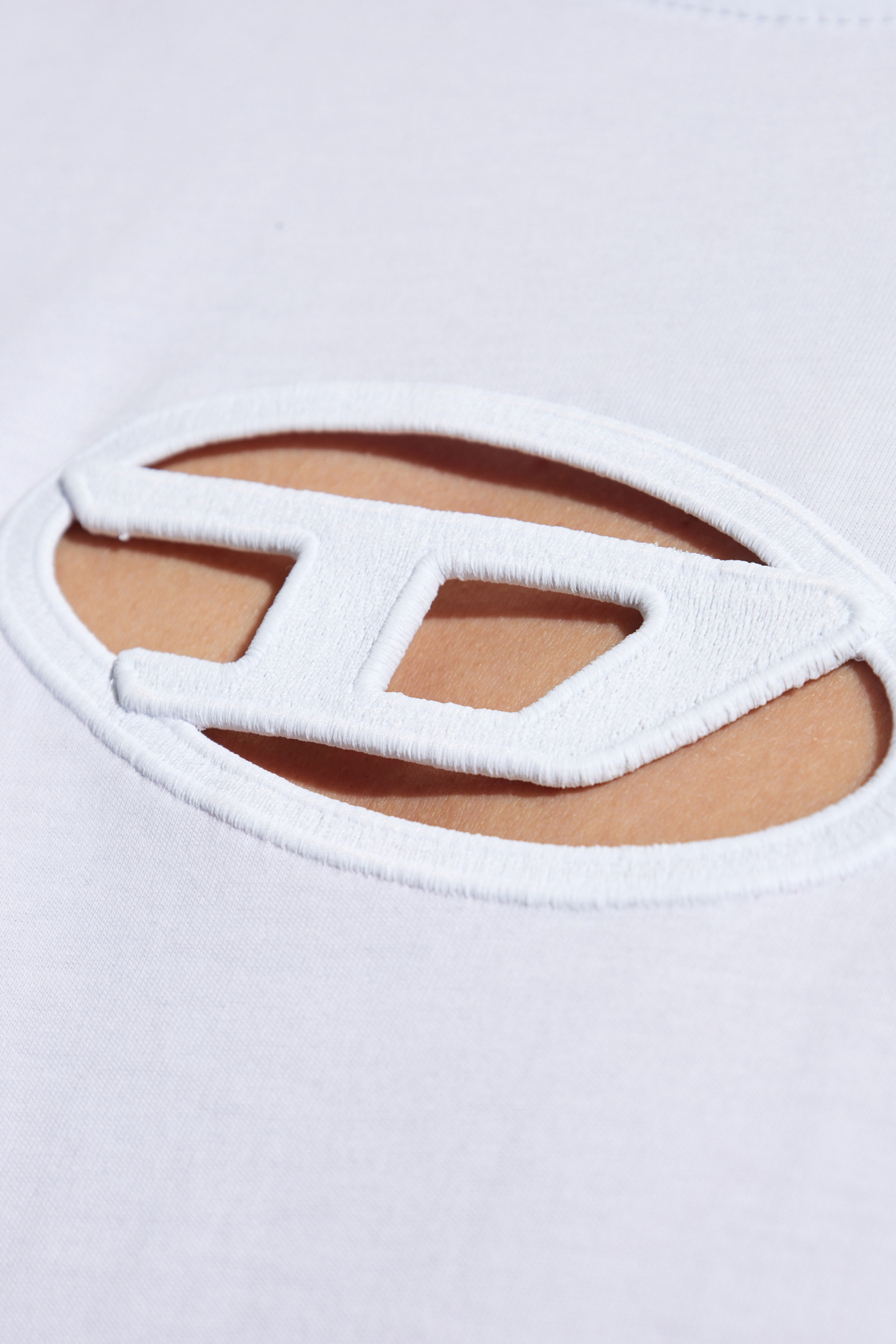 DIESEL ディーゼル クルーネックTシャツ T-BOXT-OD ホワイト
